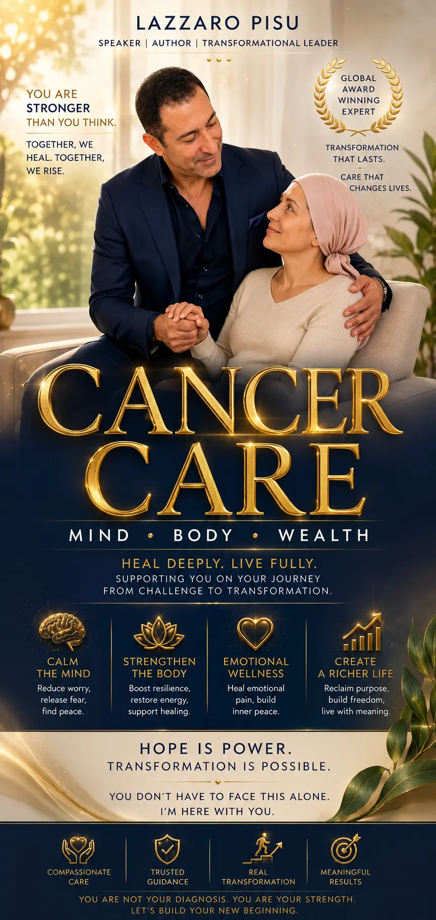 Cancer Care therapist Lazzaro Pisu