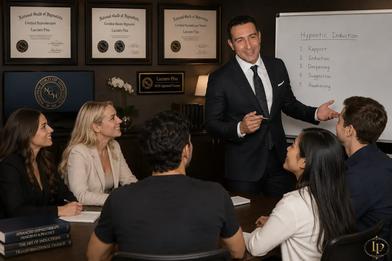 Lazzaro Pisu- teaching hypnotherapy