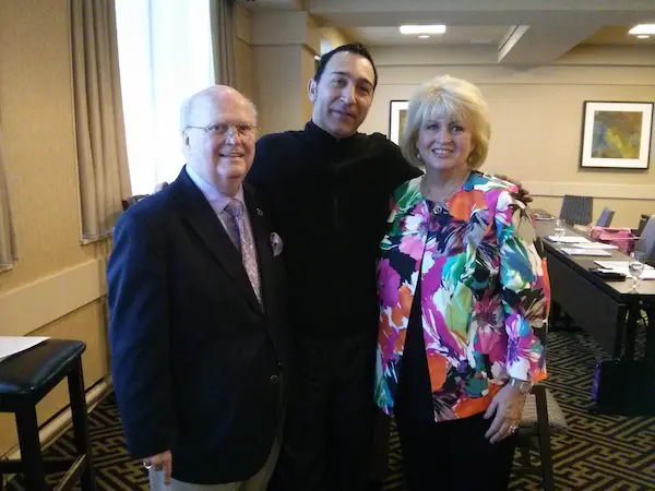 Lazzaro Pisu and Dr. Dwight F. Damon