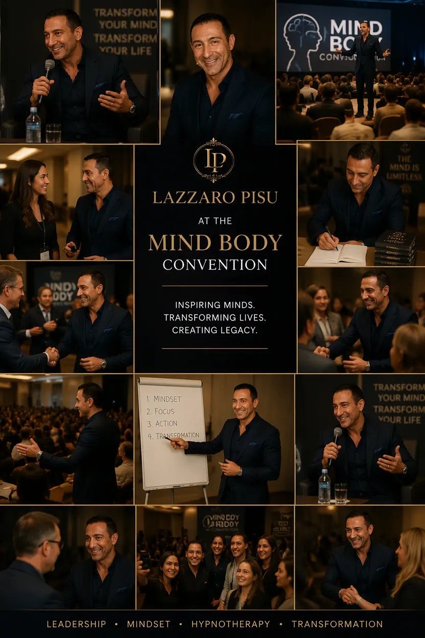 Lazzaro Pisu at the Mind Body Convention