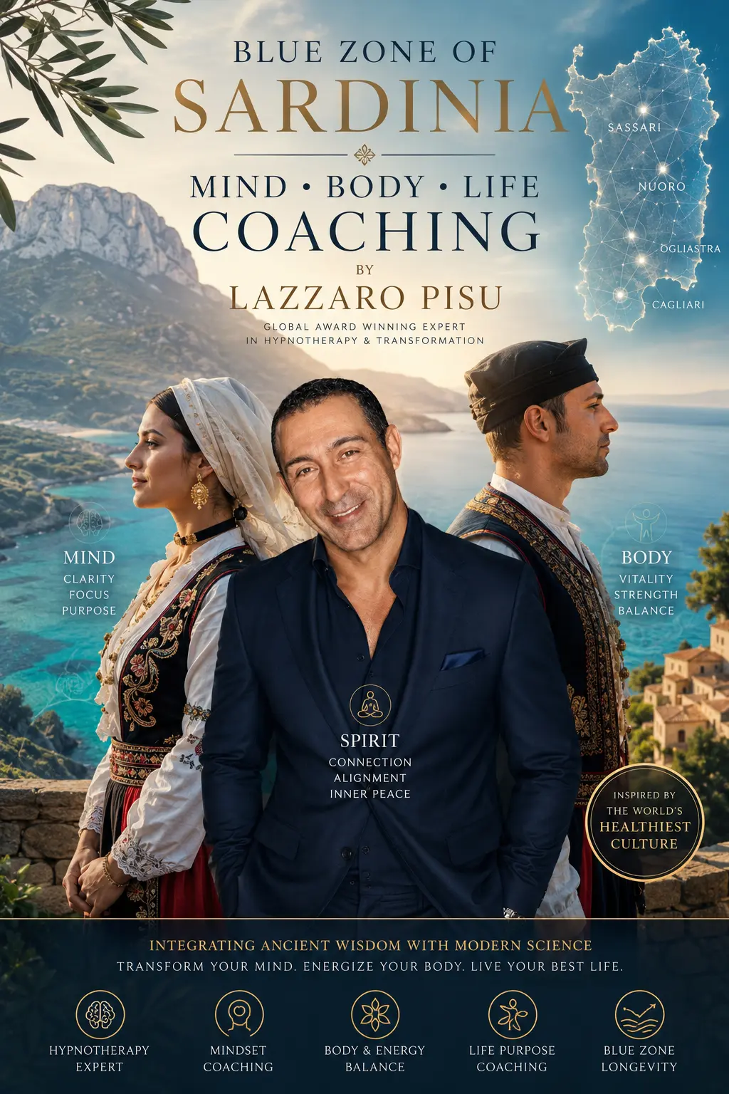 Lazzaro Pisu holistic from the blue zone
