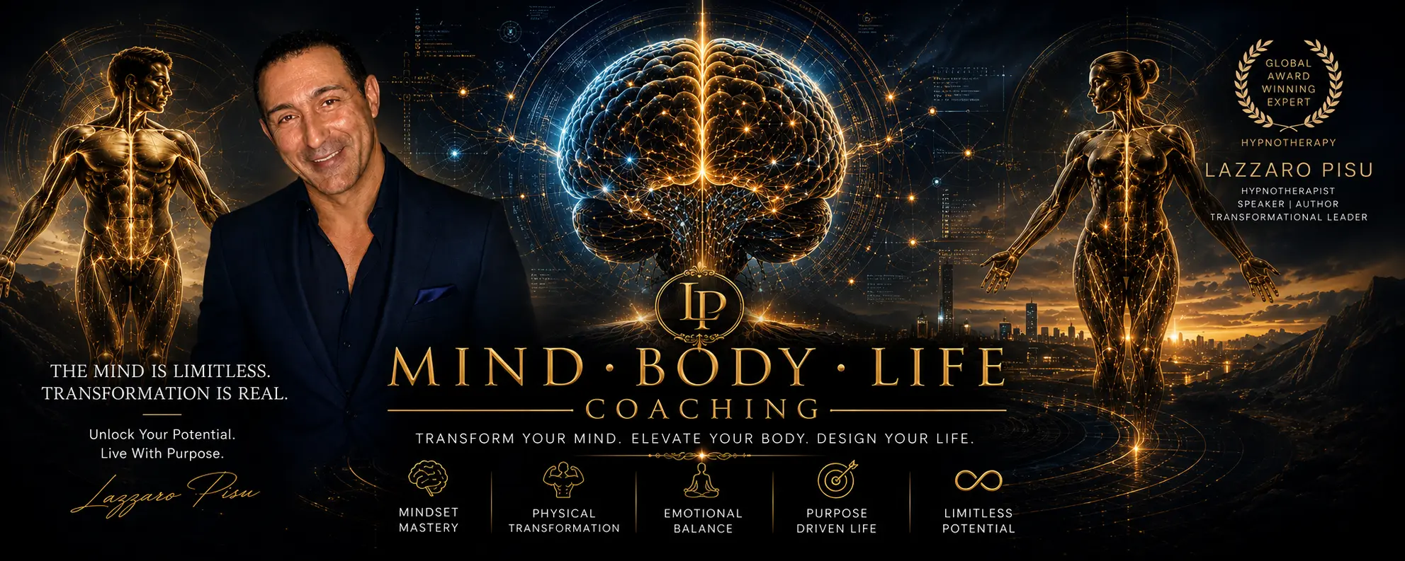 Lazzaro Pisu, Body, Mind counseling and life coaching Online